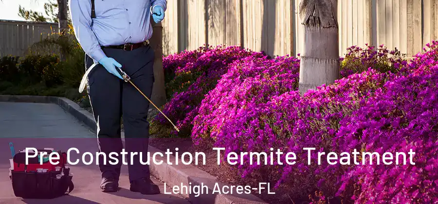 Pre Construction Termite Treatment Lehigh Acres-FL
